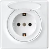 Розетка 1-м СП Florence 16А IP20 с заземл. винтов. контакты с крышкой механизм бел. (1E10501300) One Розетка 1-м СП Florence 16А IP20 с заземл. винтов. контакты с крышкой механизм бел. (1E10501300) One